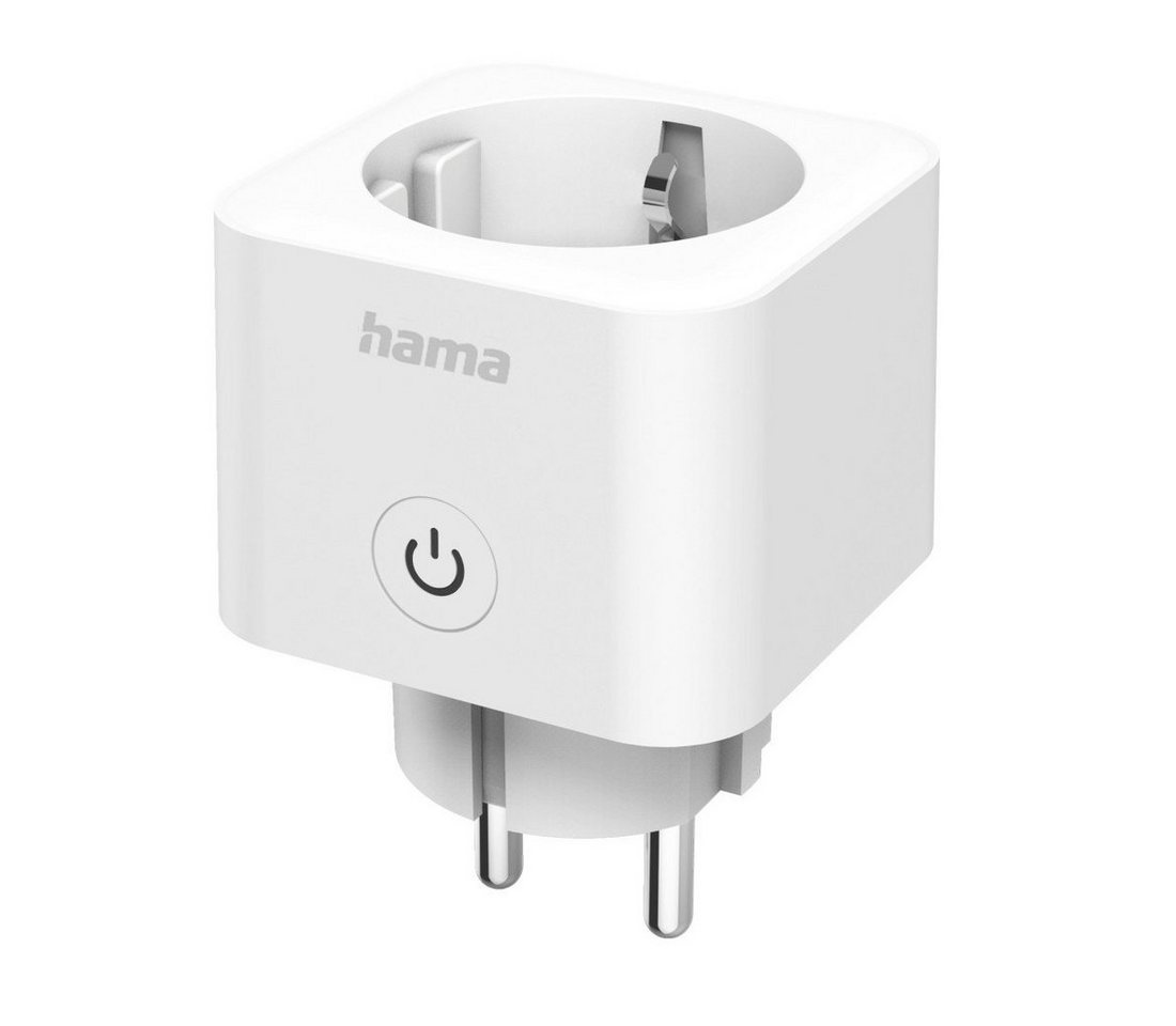 Hama Smarte WLAN-Steckdose, Matter, sprach- und appgesteuert, nachrüstbar, 3.680 W