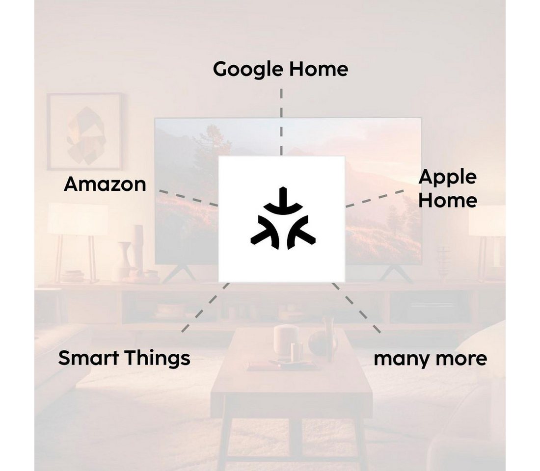 Hama Smarte WLAN-Steckdose, Matter, sprach- und appgesteuert, nachrüstbar, 3.680 W Bild 2