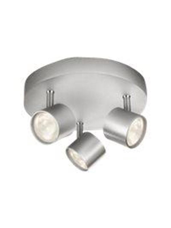 Philips LED-Spot 3er Star Silber