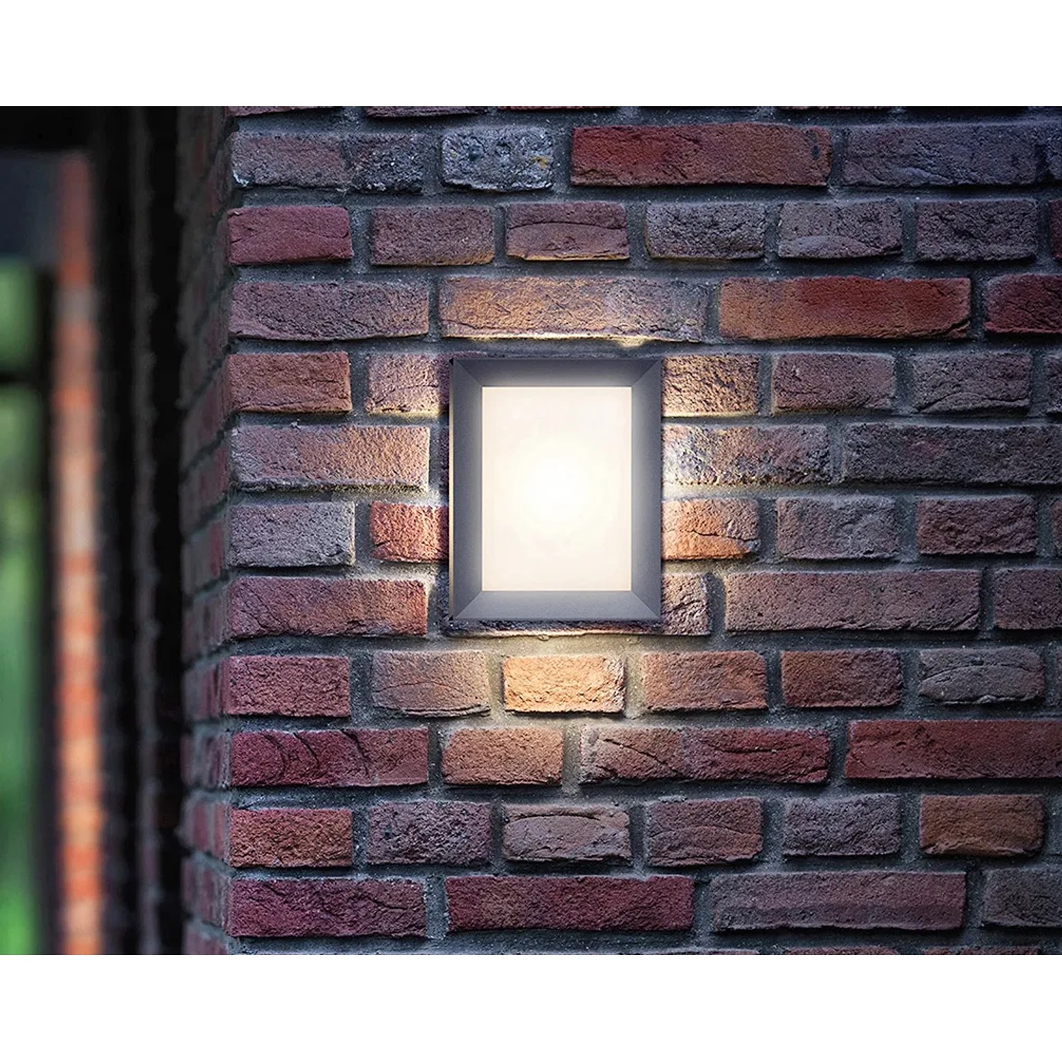 Philips myGarden LED-Außenwandleuchte Karp Anthrazit