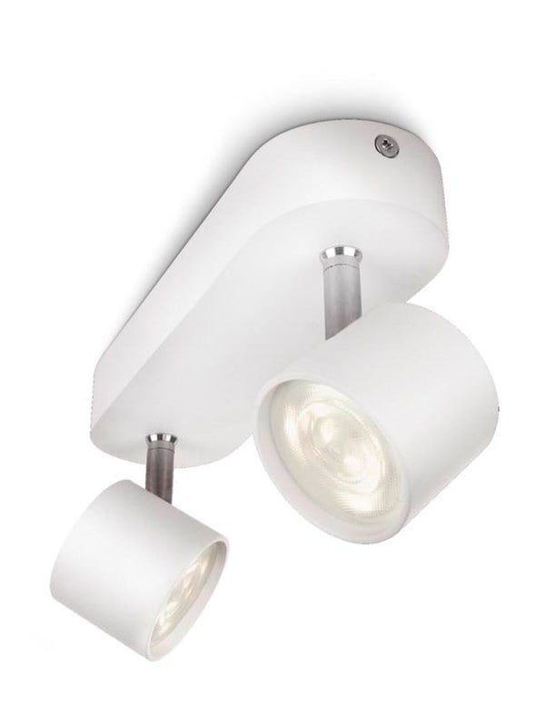 Philips myLiving LED-Spot 2er Star Warmglow Weiß