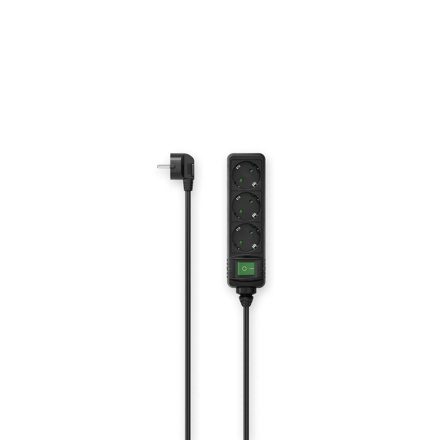 Hama Steckdosenleiste 3-Fach Schalter Schwarz 1,4 m