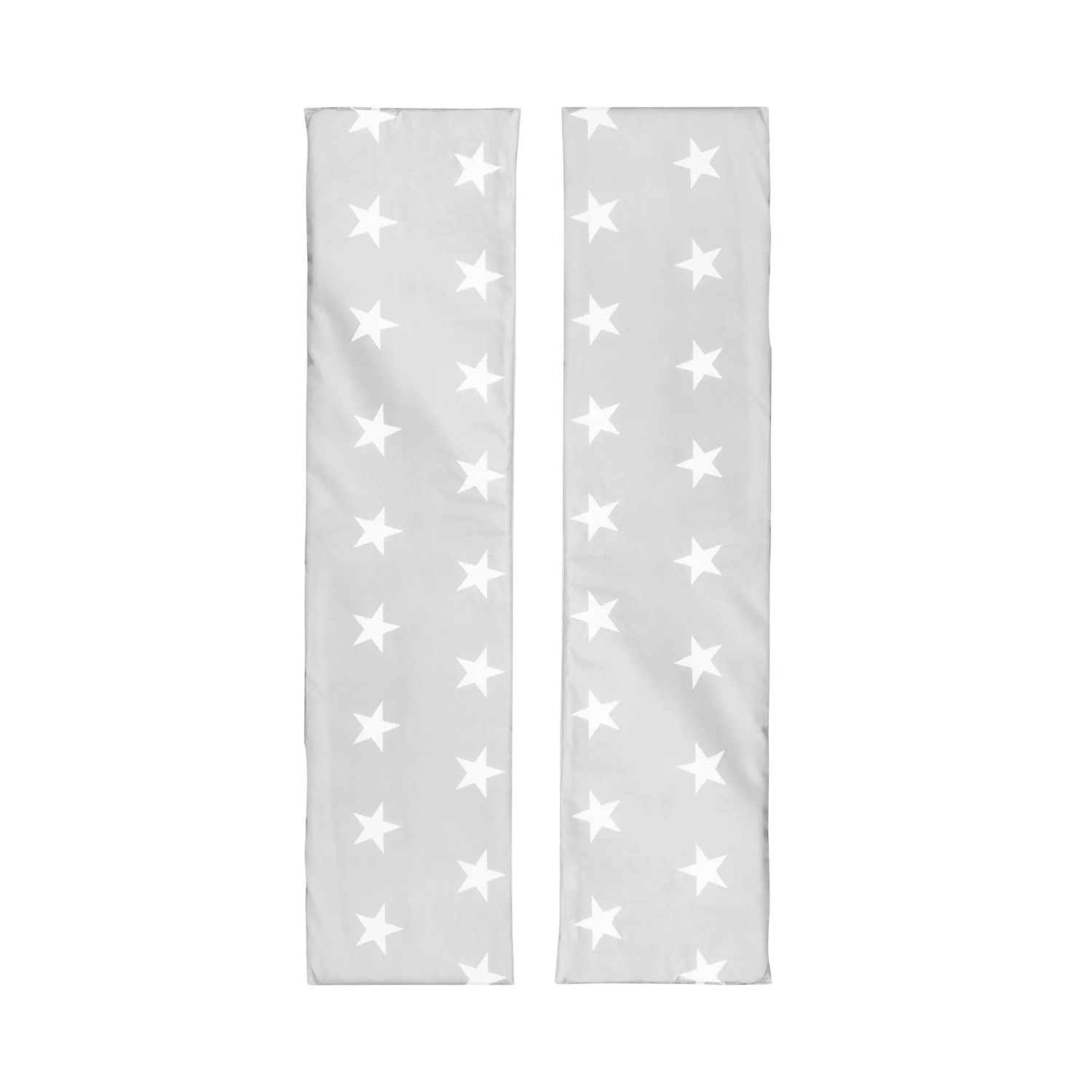 roba 2er Bankauflagen Set Little Stars für Kinderpartybänke 108 x 20 cm Grau & Weiß