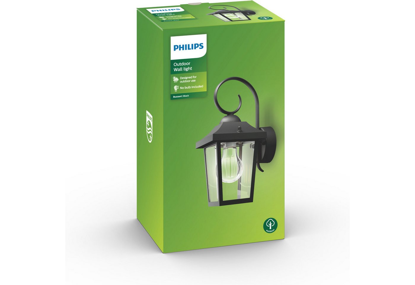 Philips Wandleuchte Buzzard Schwarz 29 cm x 13 cm x 17,5 cm Bild 4
