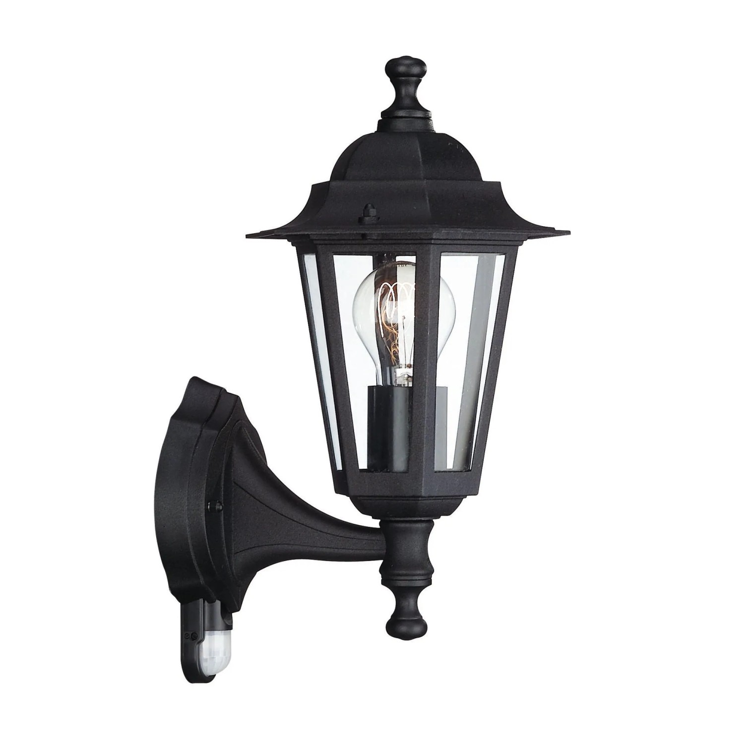 Philips Wandleuchte Peking Edelstahl Schwarz 34,4 cm x 16,6 cm x 22,6 cm