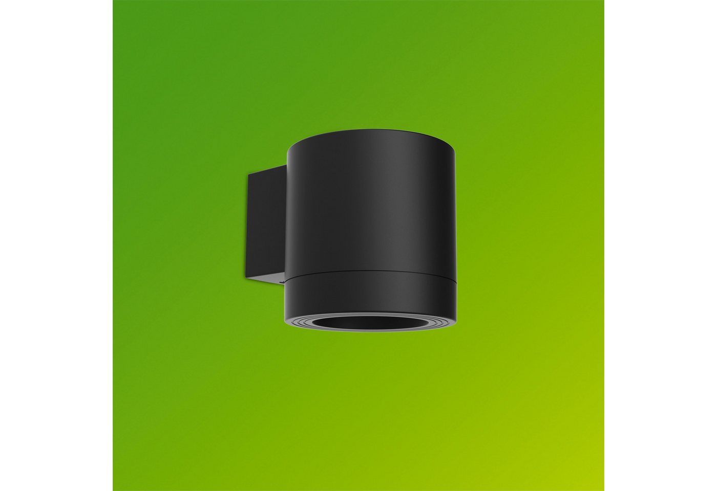 Philips Outdoor-Wandleuchte Fylx Schwarz 9 cm x 11,6 cm x 8,9 cm Bild 2