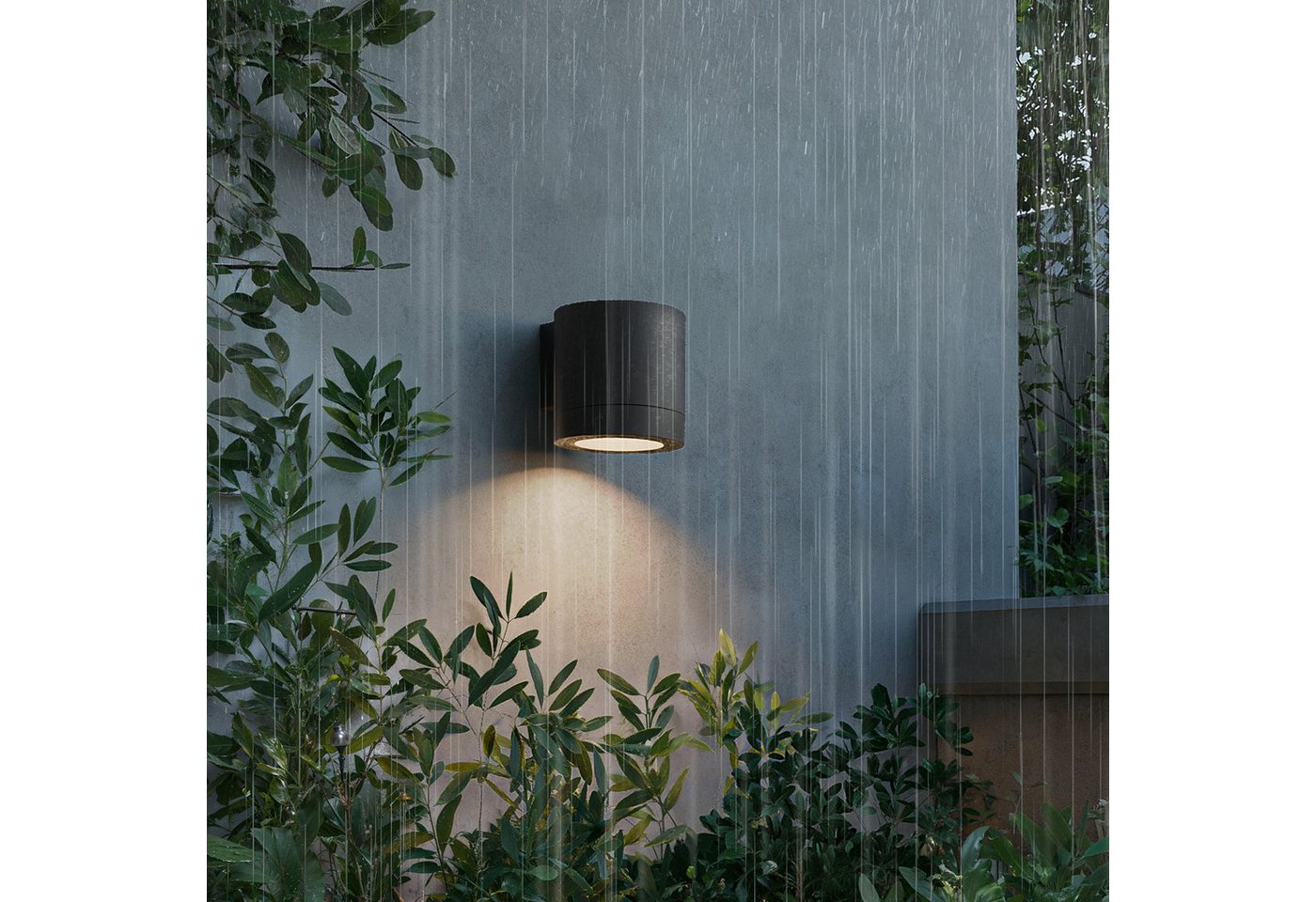 Philips Outdoor-Wandleuchte Fylx Schwarz 9 cm x 11,6 cm x 8,9 cm Bild 3