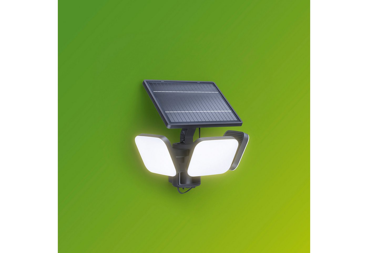 Philips Solar-Outdoor-Sicherheitslicht Zyren 5.000 K Schwarz 16,3 x 17 x 21,8 cm Bild 2