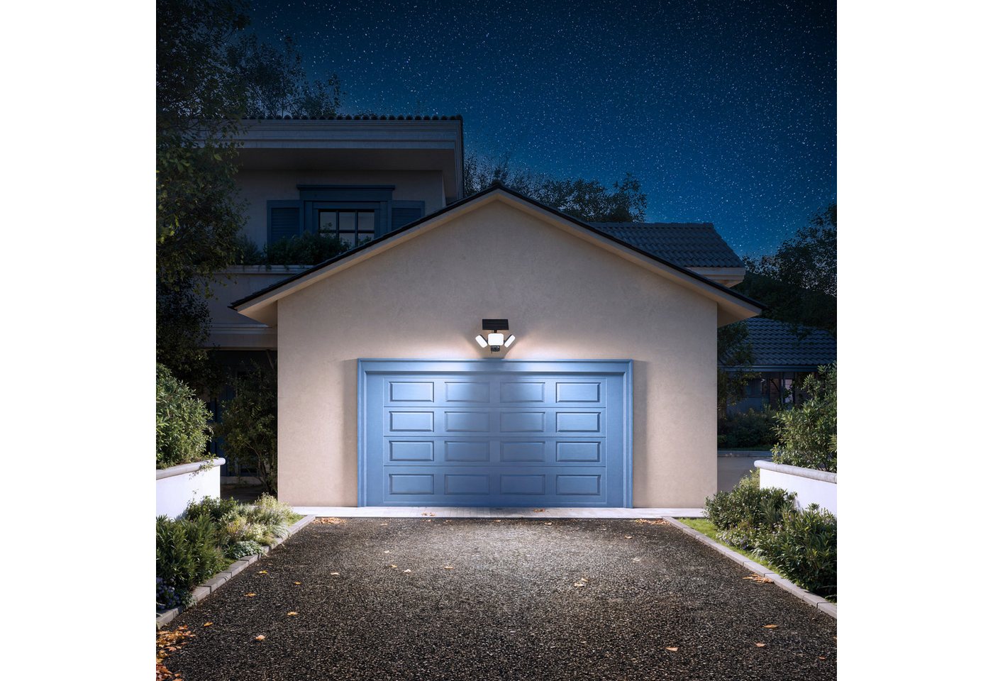 Philips Solar-Outdoor-Sicherheitslicht Zyren 5.000 K Schwarz 16,3 x 17 x 21,8 cm Bild 4