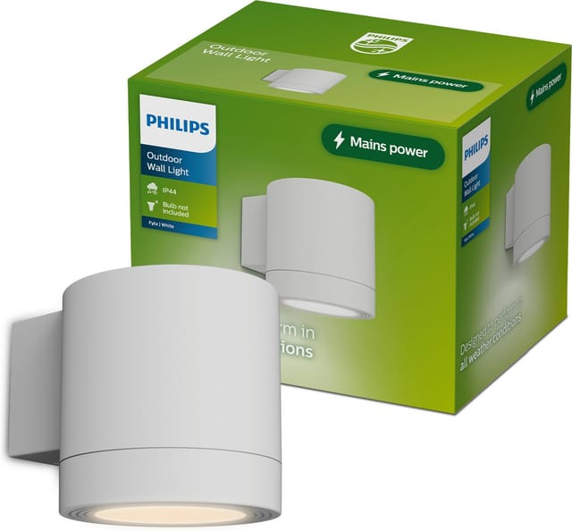 Philips Outdoor-Wandleuchte Fylx Weiß 9 cm x 11,6 cm x 8,9 cm