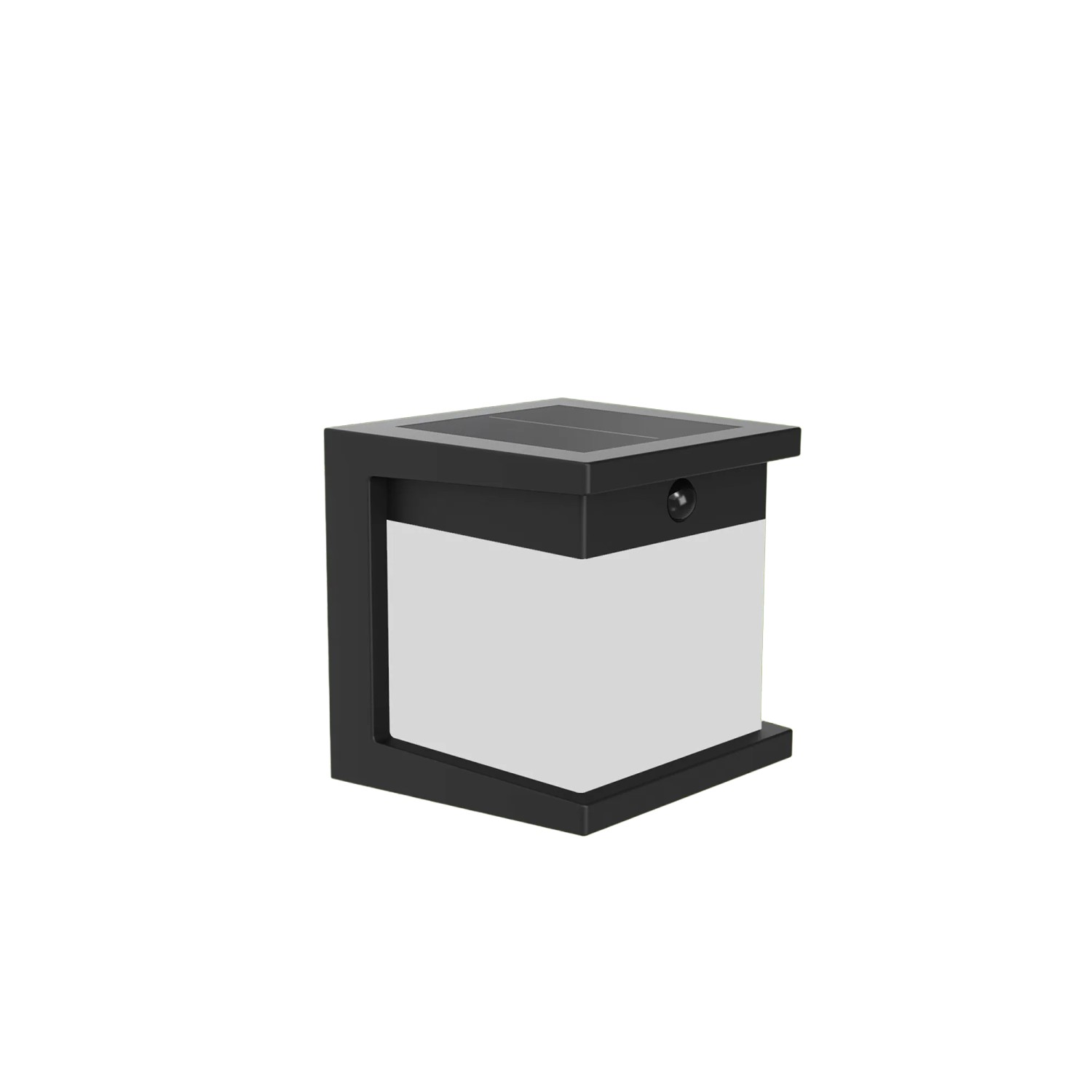 Philips Solar-Outdoor-Wandleuchte Diara 2.700 K Schwarz 12 cm x 11 cm x 12 cm