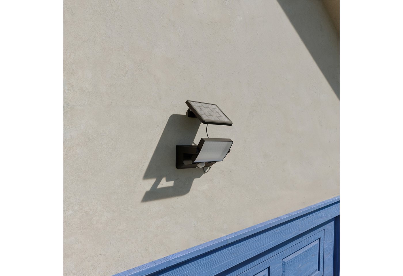 Philips Solar-Outdoor-Sicherheitswandleuchte Fyns Schwarz 12,5 x 11,5 x 18,6 cm Bild 5
