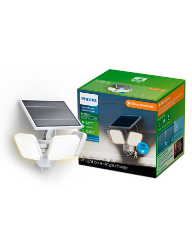 Philips Solar-Outdoor-Sicherheitslicht Zyren 5.000 K Weiß 16,3 x 17 x 21,8 cm