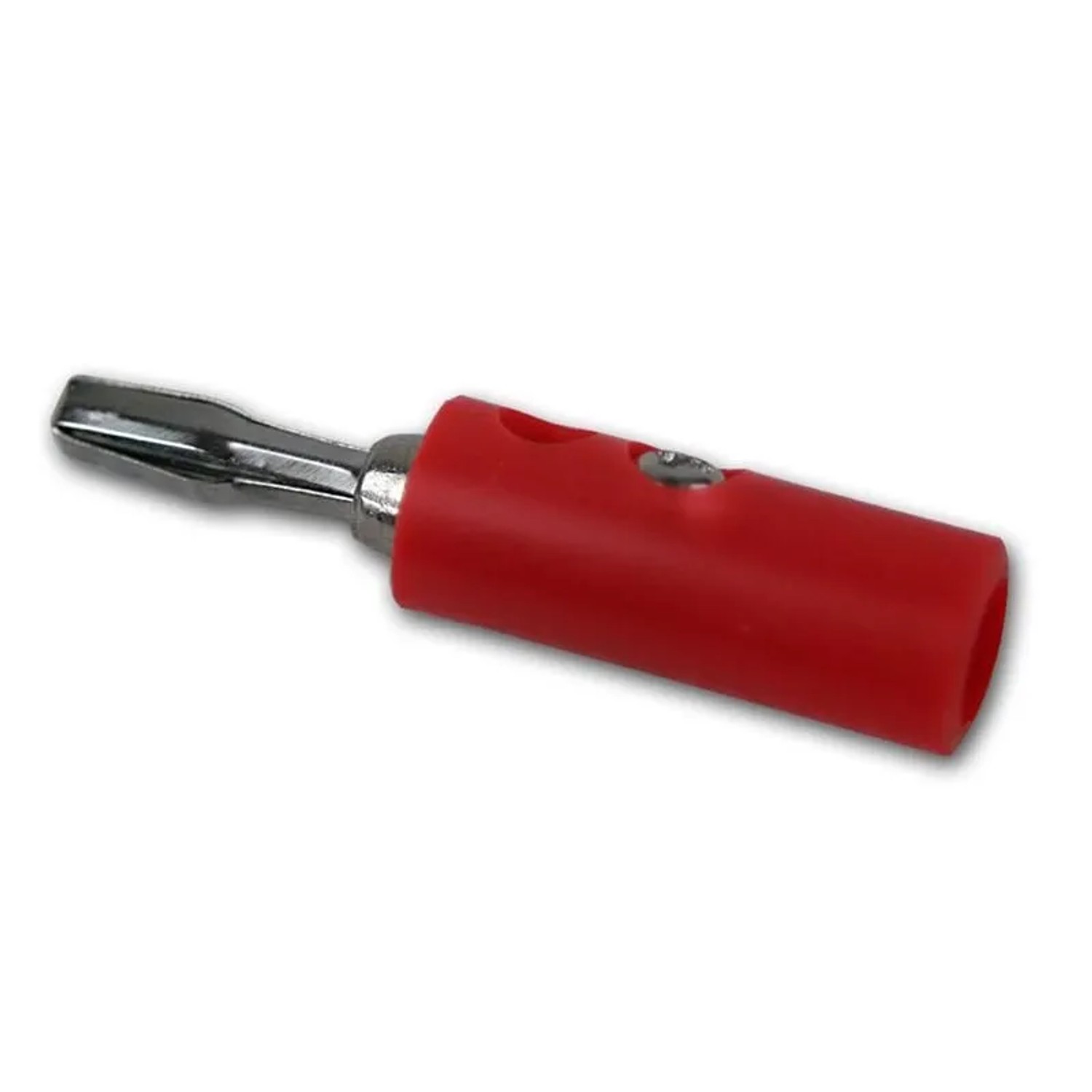 Goobay 10 Bananen-Stecker Rot mit Schraubanschlüssen