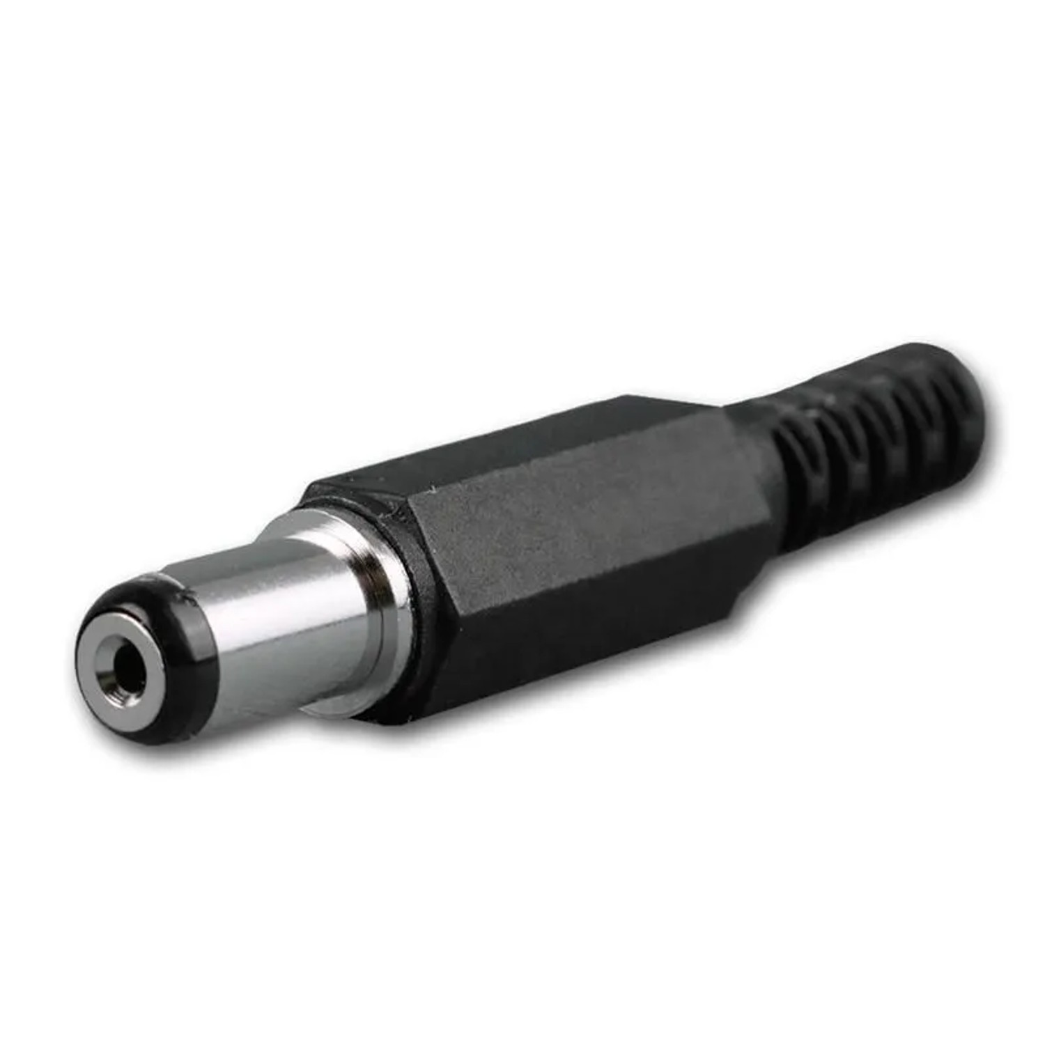 Goobay DC-Stecker mit Knickschutz - Bohrung 15 x 55mm
