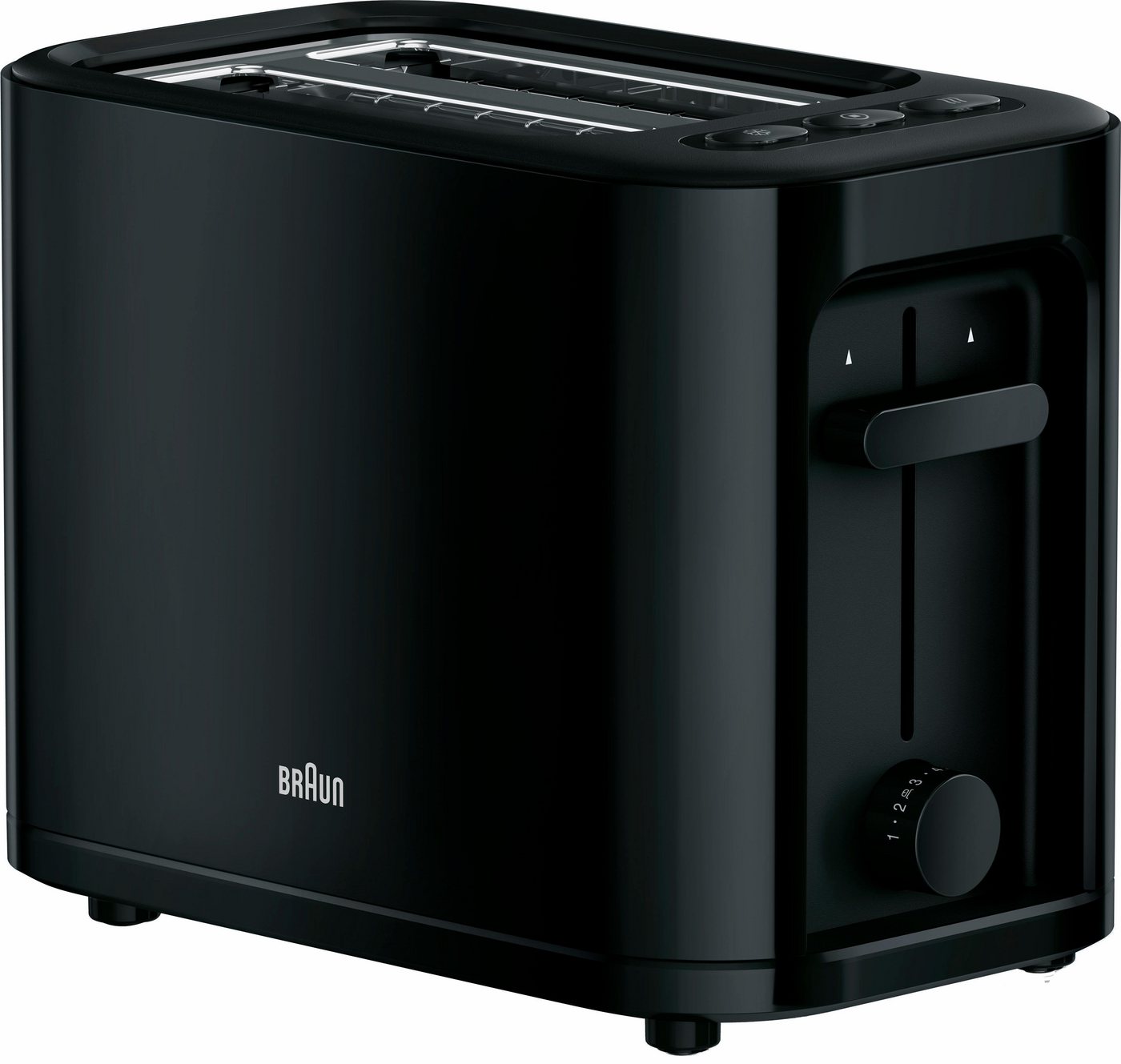 Braun PurEase HT 3010 BK Kompakt-Toaster Schwarz