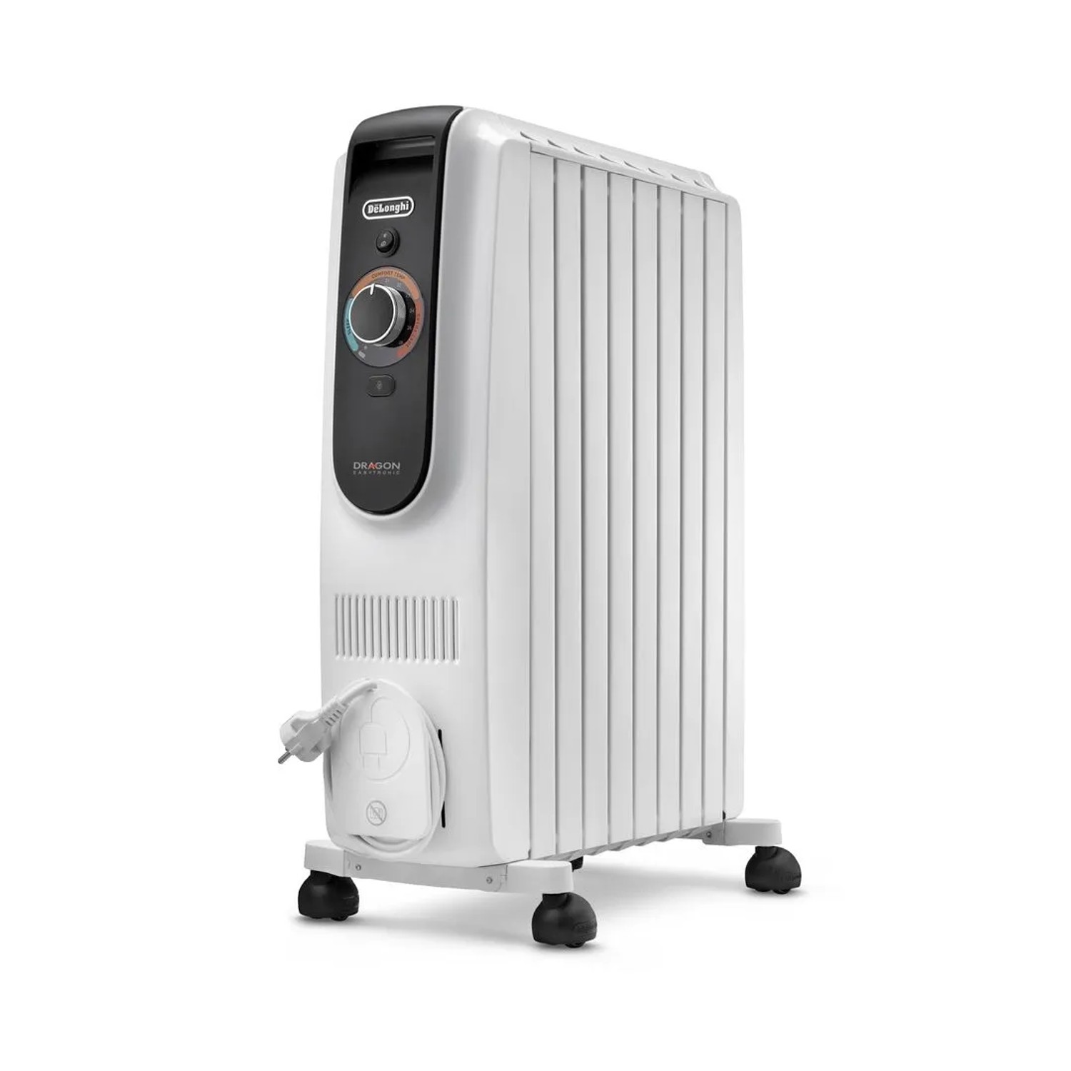 DeLonghi Ölradiator Dragon 4 - TRD50820 Weiß/Schwarz 2000W