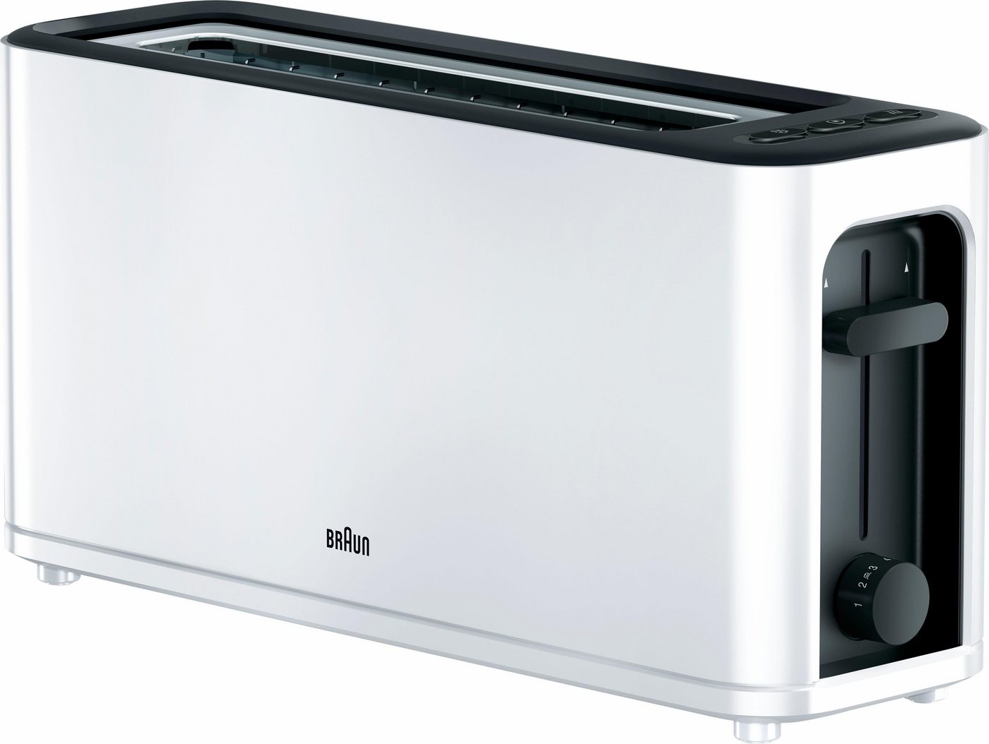 Braun Toaster PurEase - HT 3110 WH Weiß Doppelschlitz Bild 4