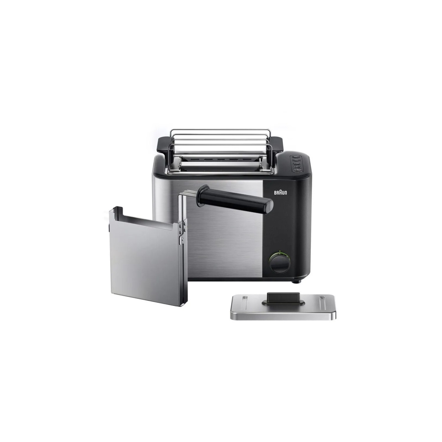 Braun Toaster ID Collection HT 5015 BK Schwarz Langschlitz