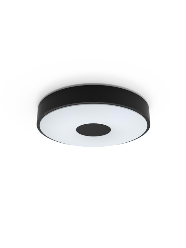 Philips Deckenleuchte Coiner Schwarz Ø 38,9 cm
