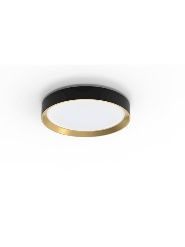 Philips Deckenleuchte Hanno Schwarz-Gold Ø 38,4 cm