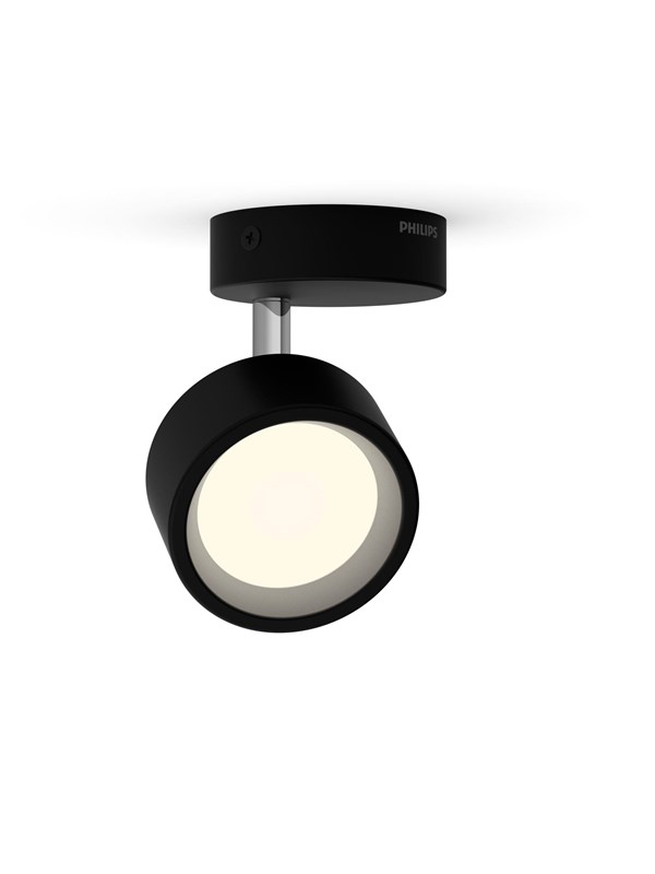 Philips Spotleuchte Bracia 1-Flammig 5,5 W Schwarz
