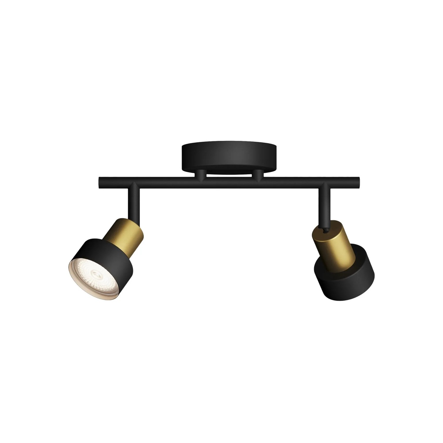 Philips Spot Conduit 2-Flammig 5 W GU10 Schwarz-Gold