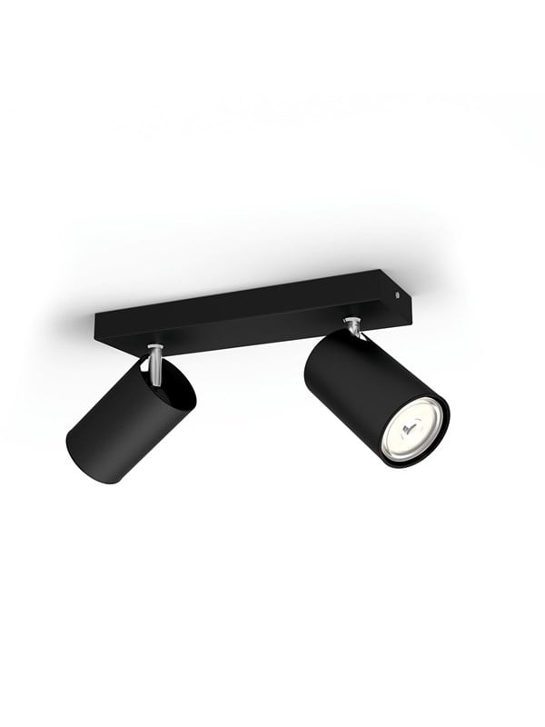 Philips Spot MyLiving Kosipo 2-Flammig 5,5 W Schwarz