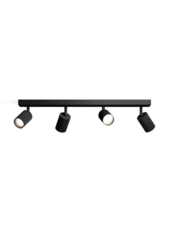 Philips LED-Spot Wyatt 4-Flammig Alu Wand- & Deckenmontage Schwenkbar