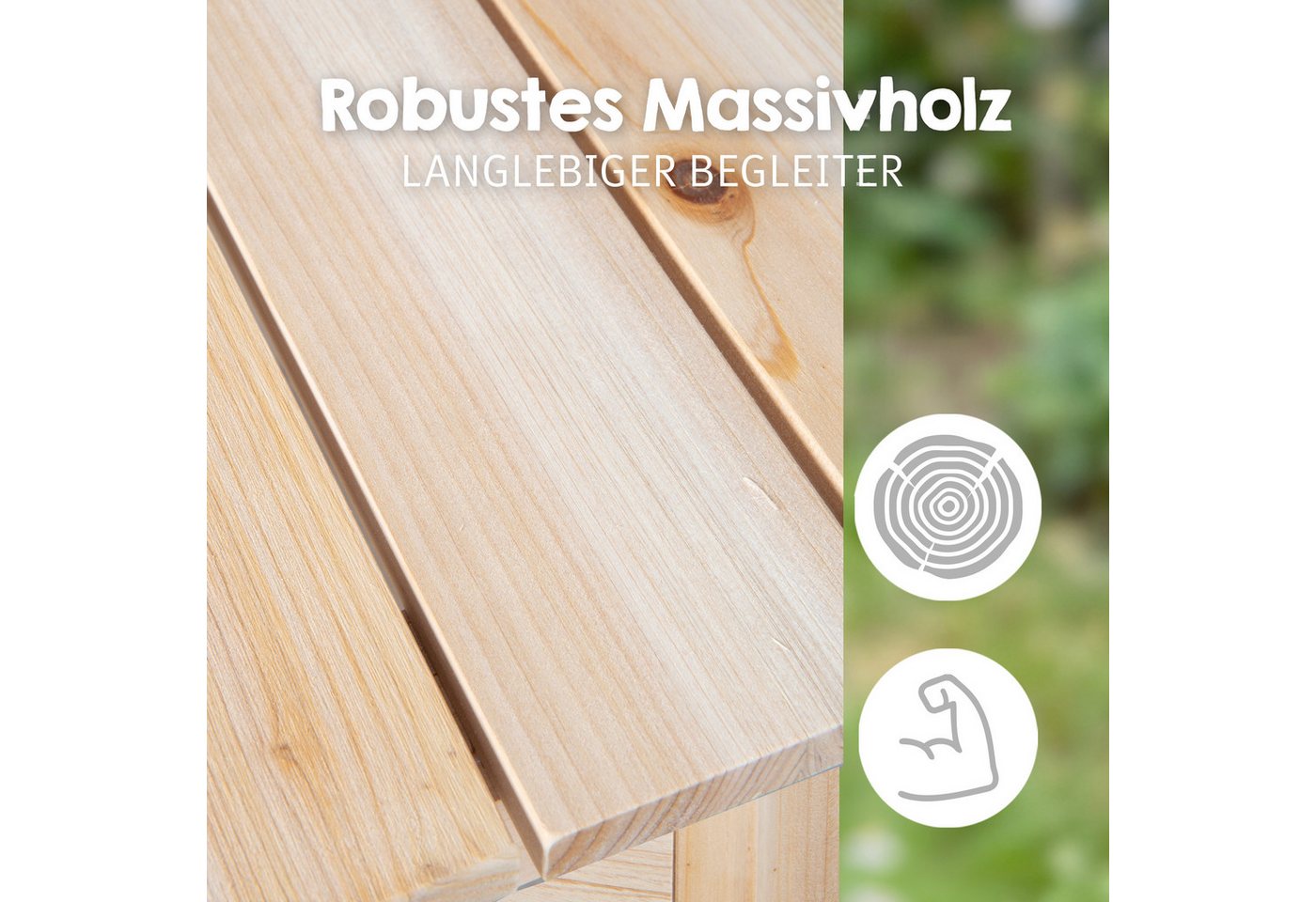 roba Outdoor Spiel- & Wassertisch Tiny Natur mit Spielwanne