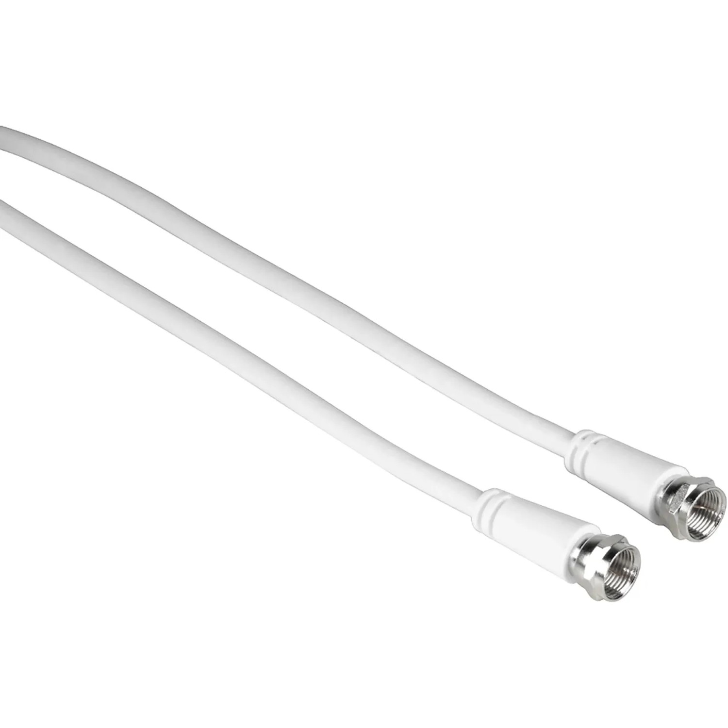 Hama SAT-Anschlusskabel F-Stecker - F-Stecker 75 dB 3 m Weiß