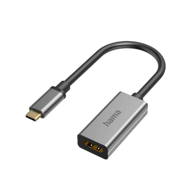 Hama Video-Adapter USB-C-Stecker - HDMI-Buchse Ultra-HD 8K@60Hz Alu