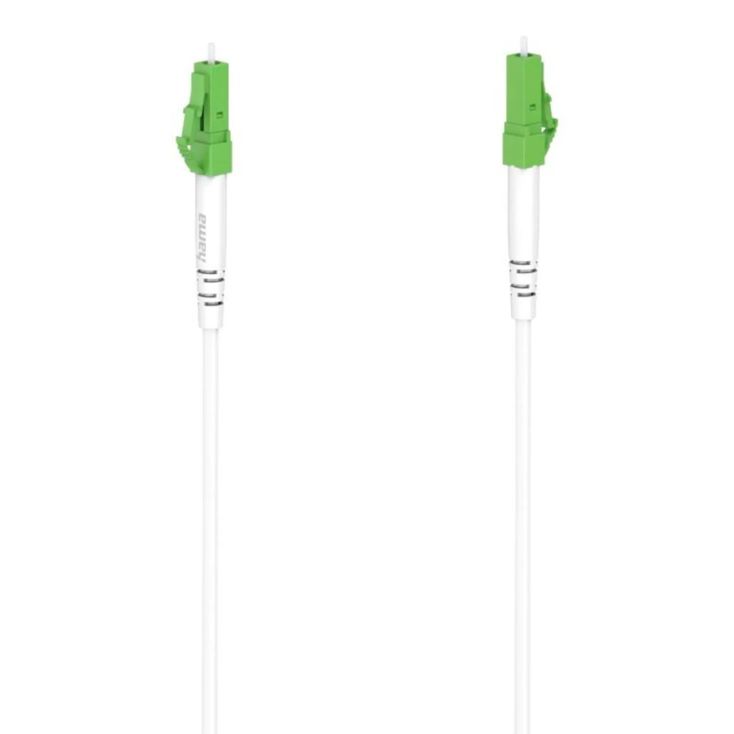 Hama Glasfaser-Netzwerkkabel LC/APC-Stecker - LC/APC-Stecker 10 Gbit/s 9 m