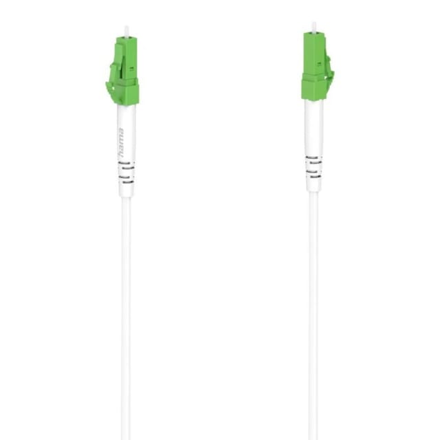Hama Glasfaser-Netzwerkkabel LC/APC-Stecker - LC/APC-Stecker 10 Gbit/s 9 m