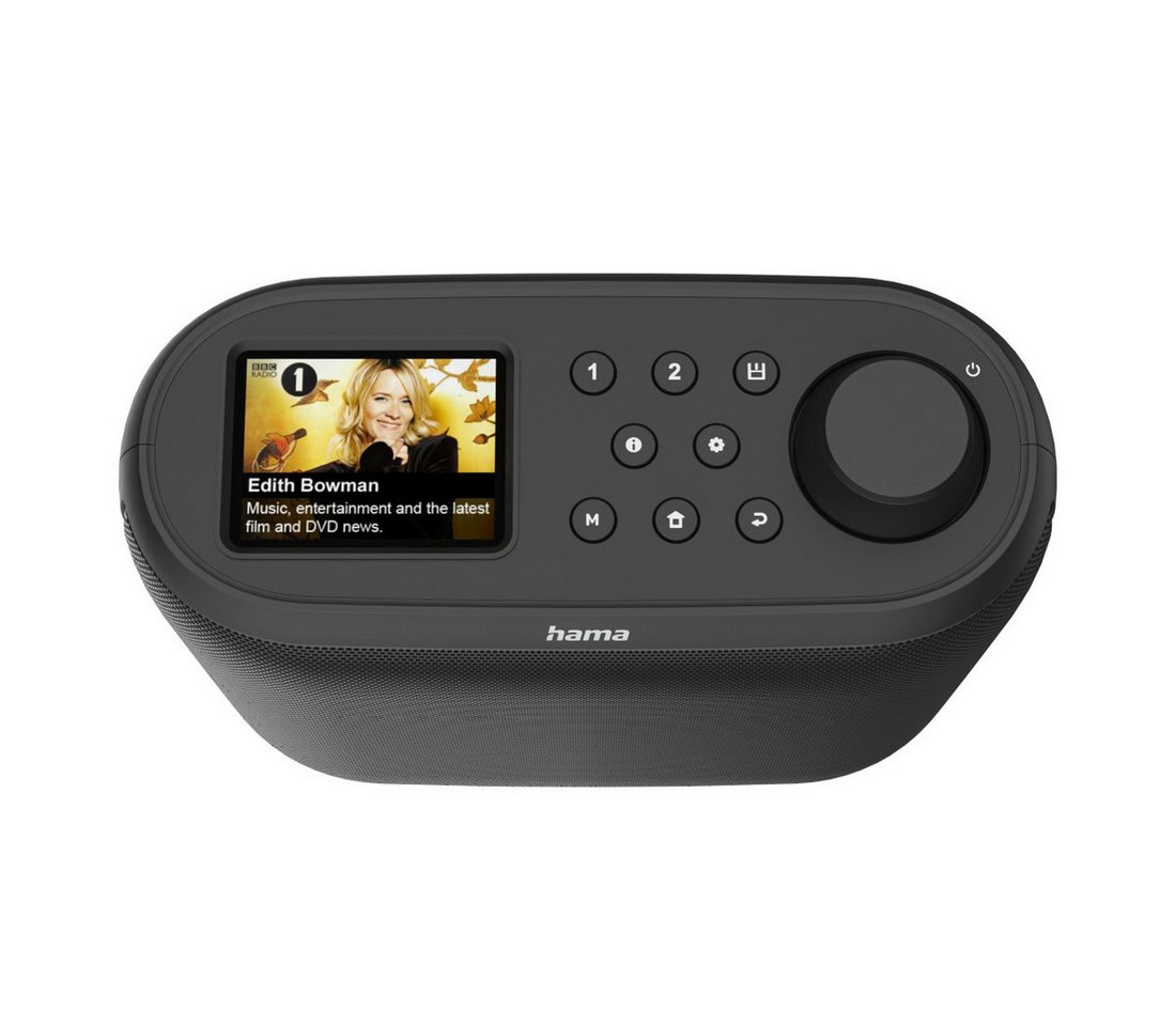 Hama Digitalradio DIR400 DAB+/Internetradio/ Bluetooth RX/App Schwarz
