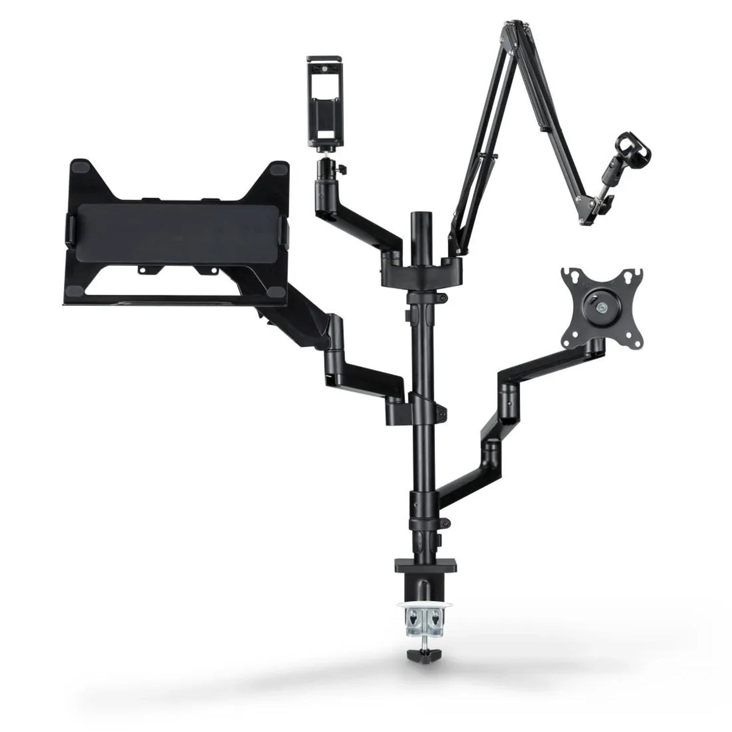 Hama Monitorhalterung für Streaming Setup 4 Arme höhenverstellbar schwenkbar