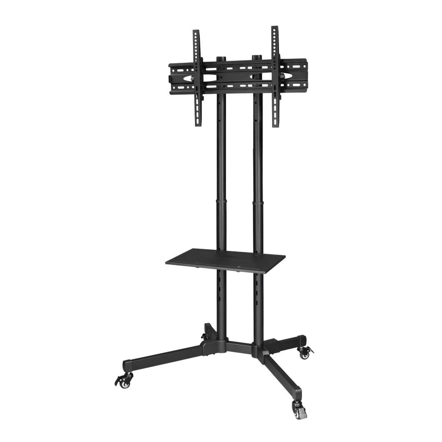 Hama TV-Ständer mit Rollen Trolley bis 75 Zoll höhenverstellbar Schwarz
