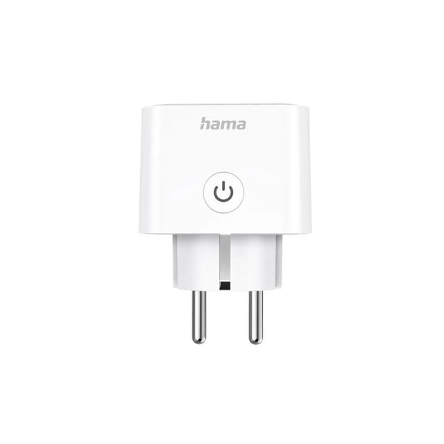 Hama Smarte WLAN-Steckdose Matter sprach-/appgesteuert Strommessgerät 3.680W