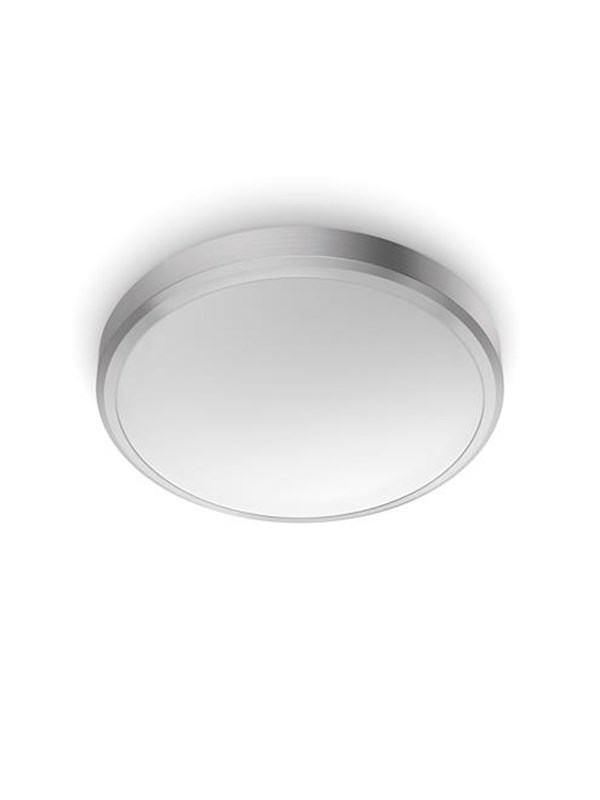 Philips LED-Deckenleuchte Doris 17 W 2700 K IP44 Nickel