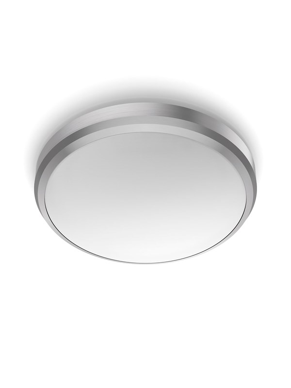 Philips LED-Deckenleuchte Balance 2700 K 600,m Nickel IP44