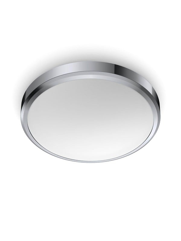 Philips LED-Deckenleuchte Doris 17 W 2700 K IP44 Chrome