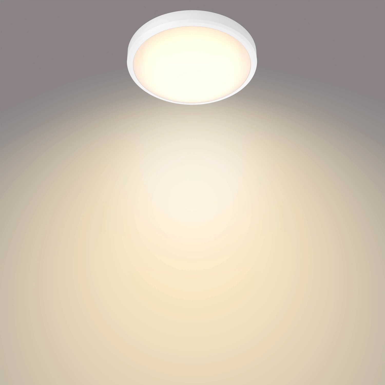 Philips LED-Deckenleuchte Balance 2700 K 1600,m Weiß IP44