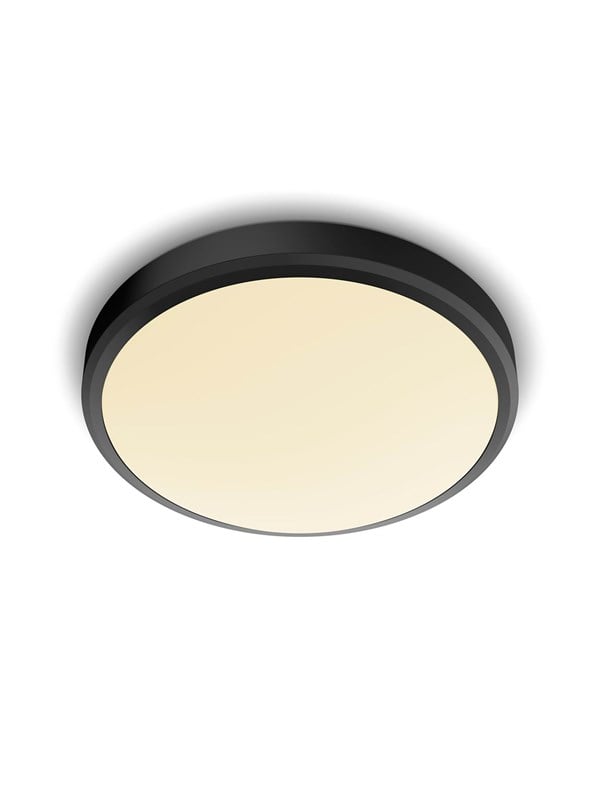 Philips LED-Deckenleuchte Doris 17 W 2700 K IP44 Schwarz
