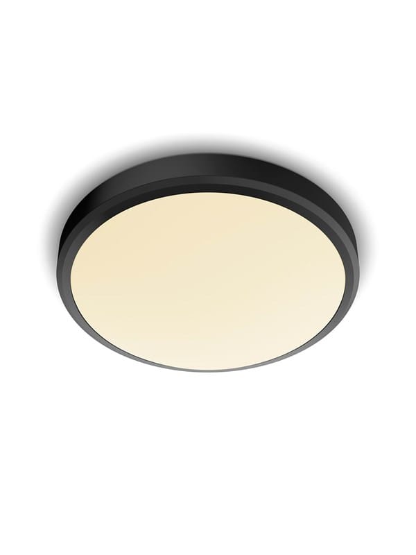 Philips LED-Deckenleuchte Doris 17 W 2700 K IP44 Schwarz