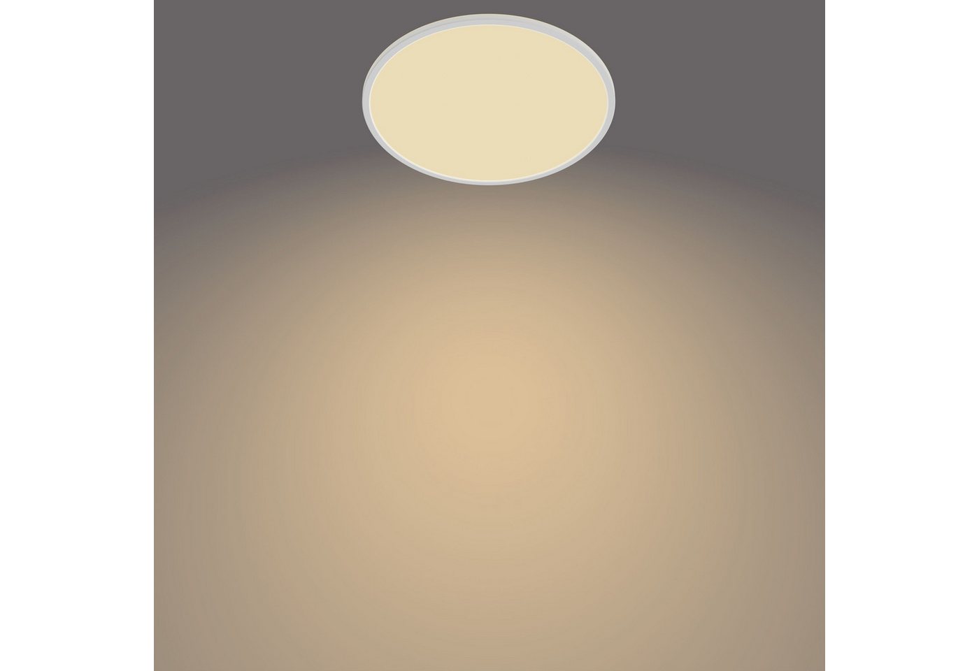 Philips LED-Panel Superslim SceneSwitch CL550 22 W 2000,m 2700 K Weiß Bild 4