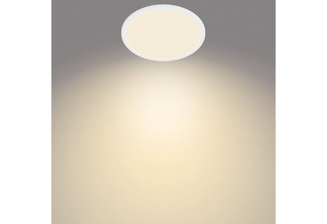 Philips LED-Deckenleuchte Superslim SceneSwitch 15 W IP44 1300,m 2700 K Weiß