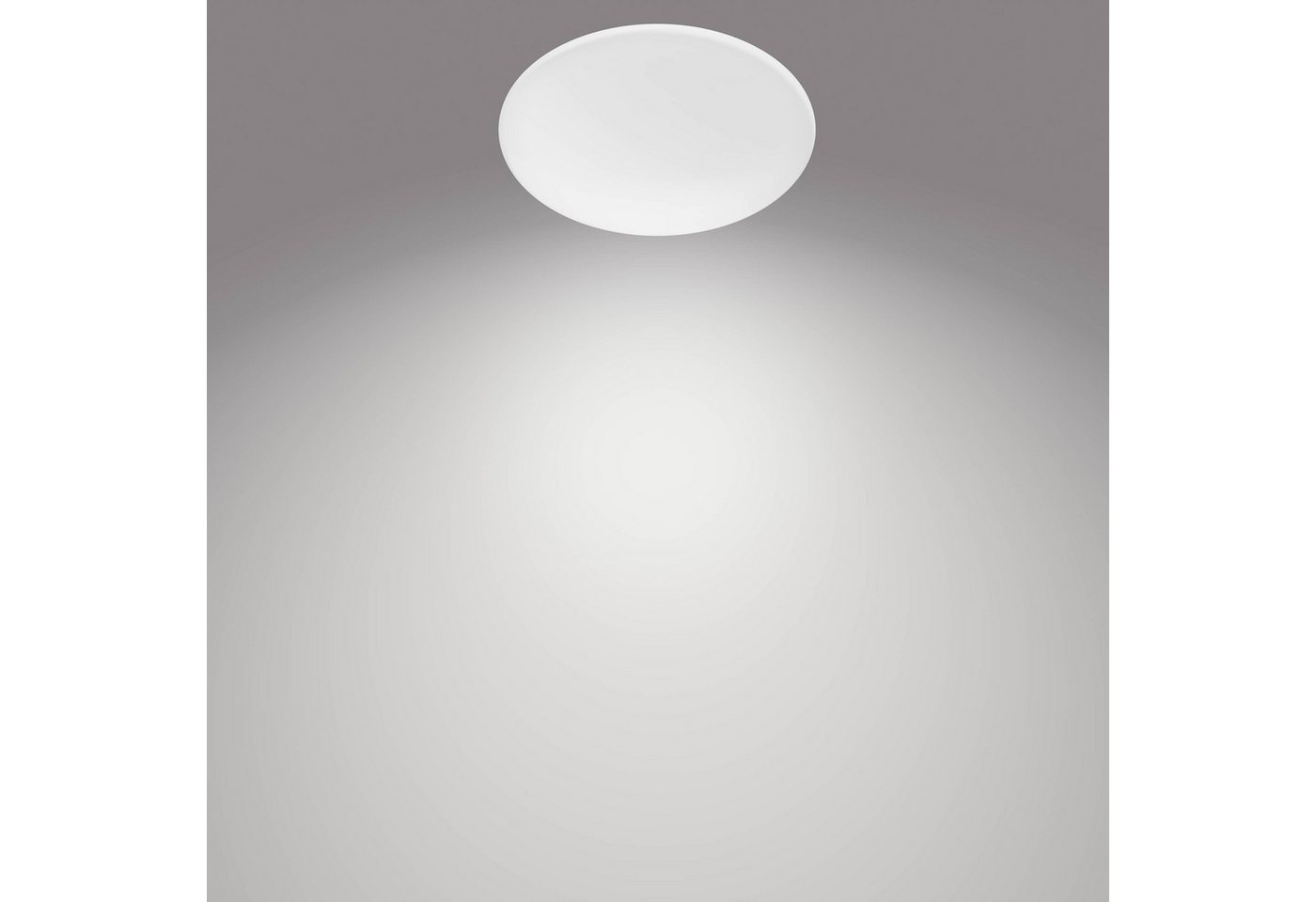 Philips LED-Deckenleuchte Moire CL200 20 W 2700 Weiß Bild 4