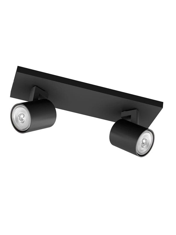 Philips LED-Spot myLiving Runner 2-flammig 2x20 W Schwarz exkl.,m