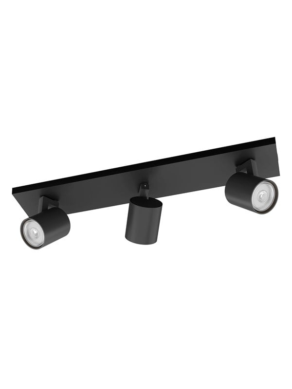 Philips LED-Spot myLiving Runner 3-flammig 3x20 W Schwarz exkl.,m