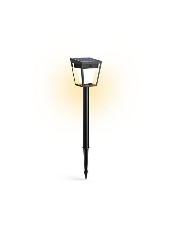 Philips Sockelleuchte Nissa Solar UltraEffizient Schwarz